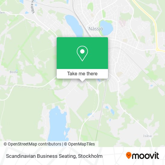 Scandinavian Business Seating map