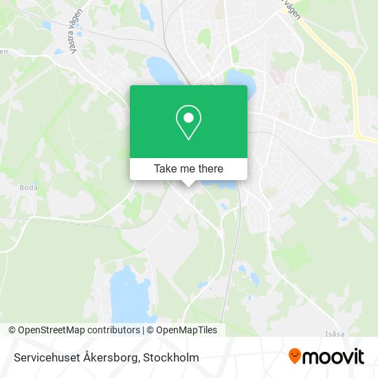 Servicehuset Åkersborg map