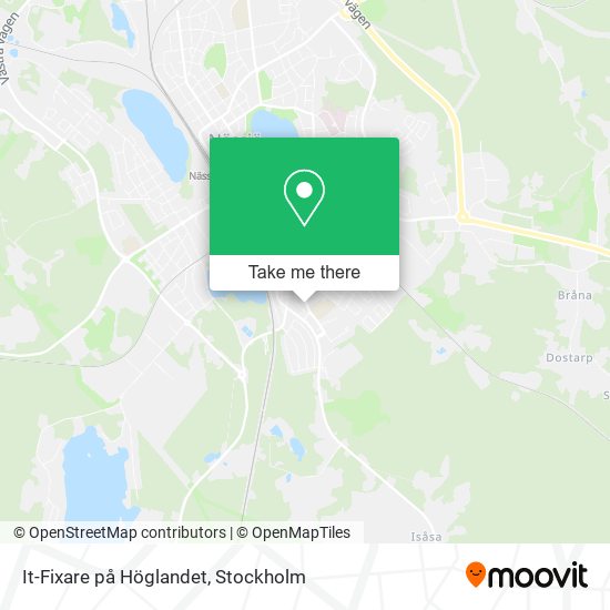 It-Fixare på Höglandet map
