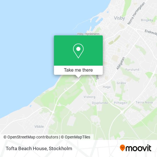 Tofta Beach House map