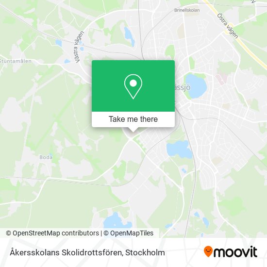Åkersskolans Skolidrottsfören map