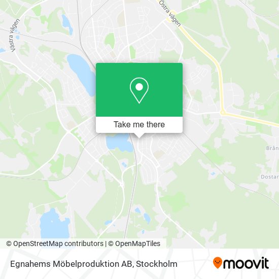 Egnahems Möbelproduktion AB map