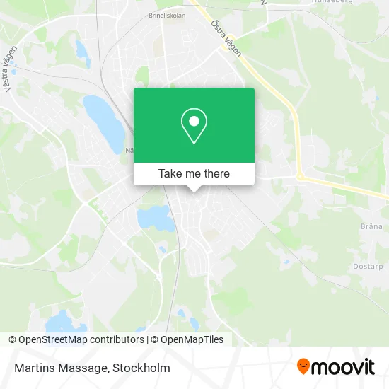 Martins Massage map