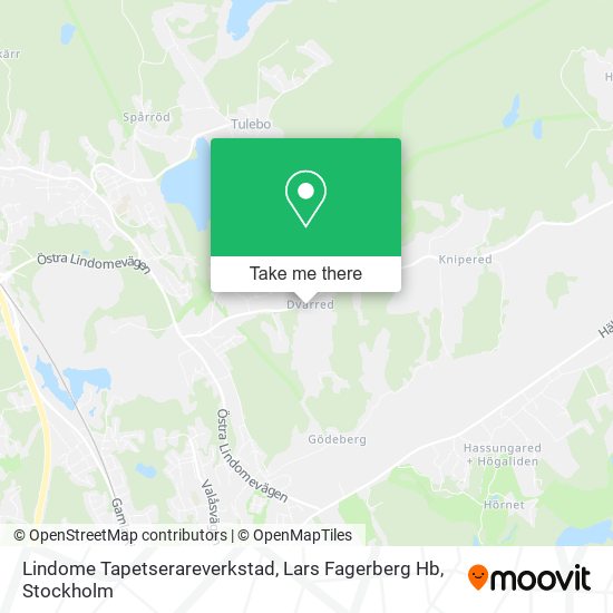 Lindome Tapetserareverkstad, Lars Fagerberg Hb map