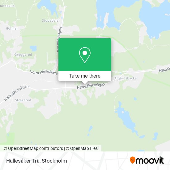 Hällesåker Trä map