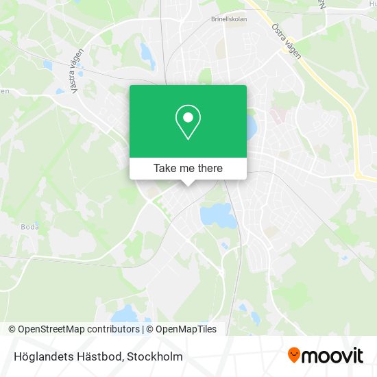 Höglandets Hästbod map