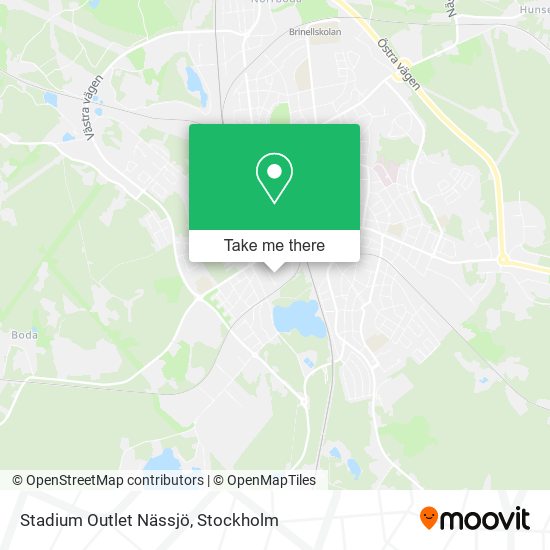 Stadium Outlet Nässjö map