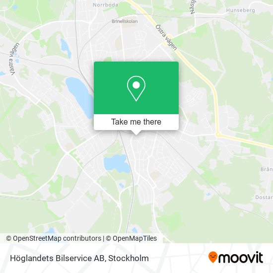 Höglandets Bilservice AB map