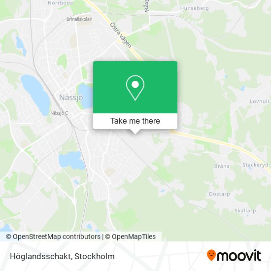 Höglandsschakt map