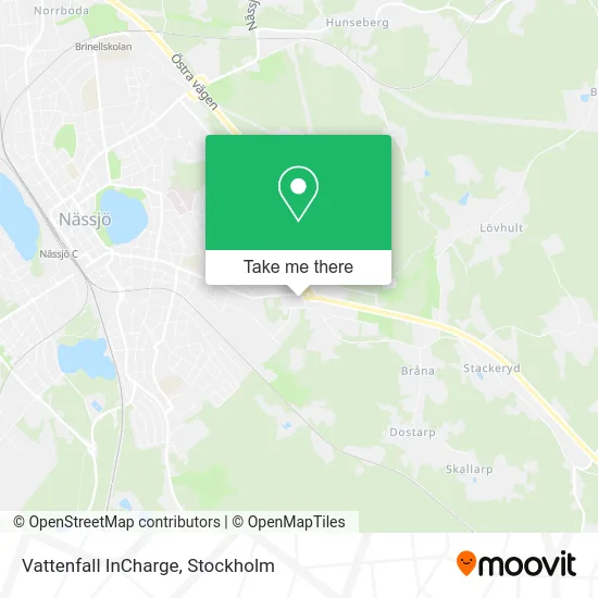 Vattenfall InCharge map