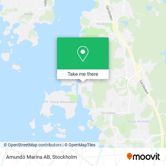 Amundö Marina AB map