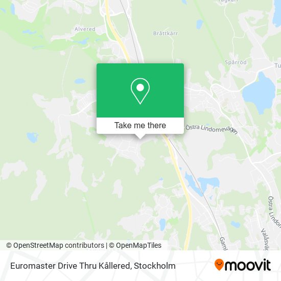 Euromaster Drive Thru Kållered map