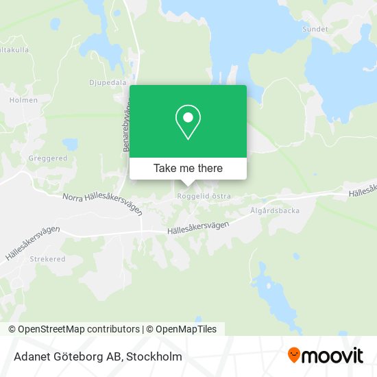 Adanet Göteborg AB map