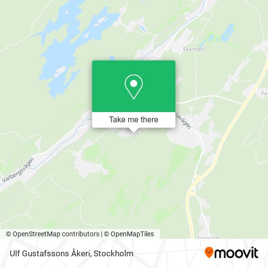 Ulf Gustafssons Åkeri map