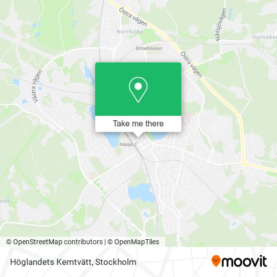 Höglandets Kemtvätt map