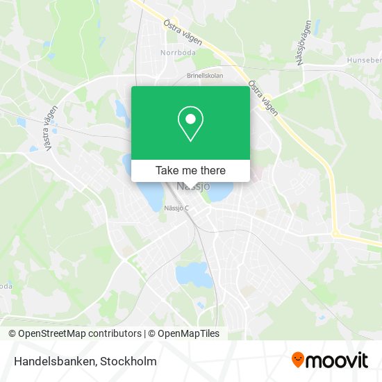 Handelsbanken map