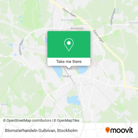 Blomsterhandeln Gullvivan map