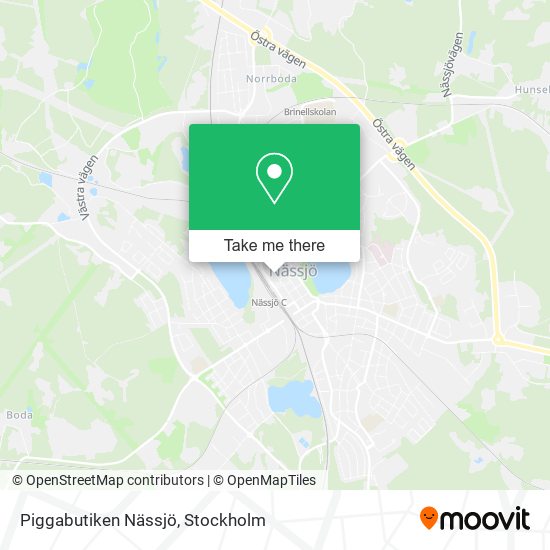 Piggabutiken Nässjö map