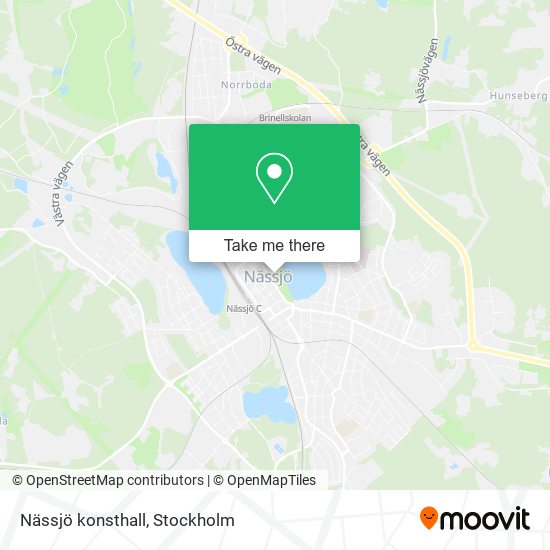 Nässjö konsthall map