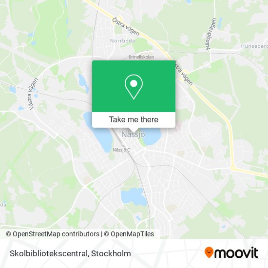 Skolbibliotekscentral map