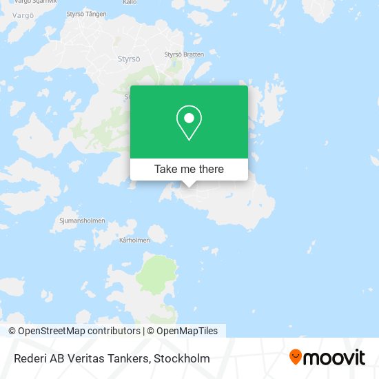 Rederi AB Veritas Tankers map