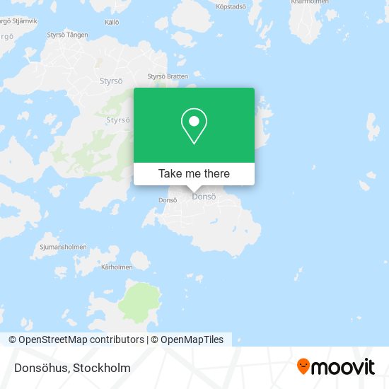 Donsöhus map