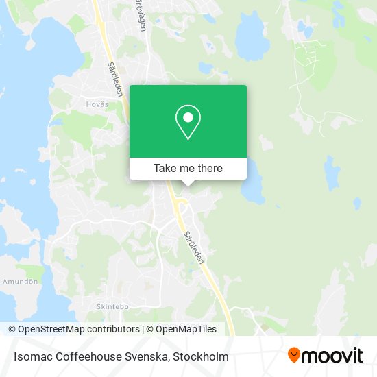 Isomac Coffeehouse Svenska map