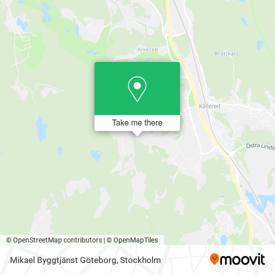 Mikael Byggtjänst Göteborg map