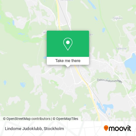 Lindome Judoklubb map