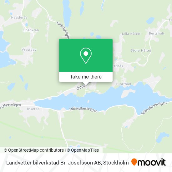 Landvetter bilverkstad Br. Josefsson AB map