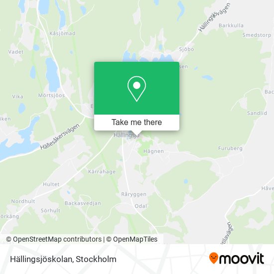 Hällingsjöskolan map