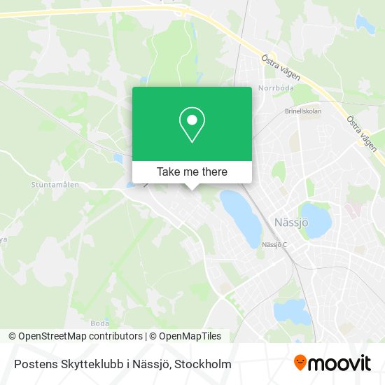 Postens Skytteklubb i Nässjö map