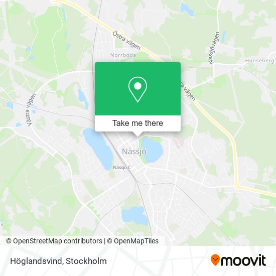 Höglandsvind map