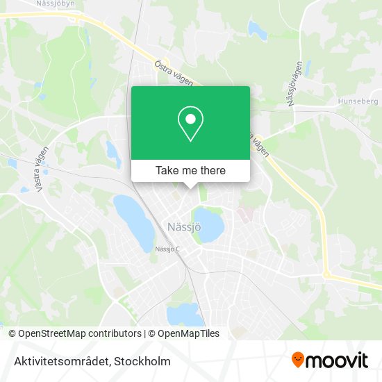 Aktivitetsområdet map