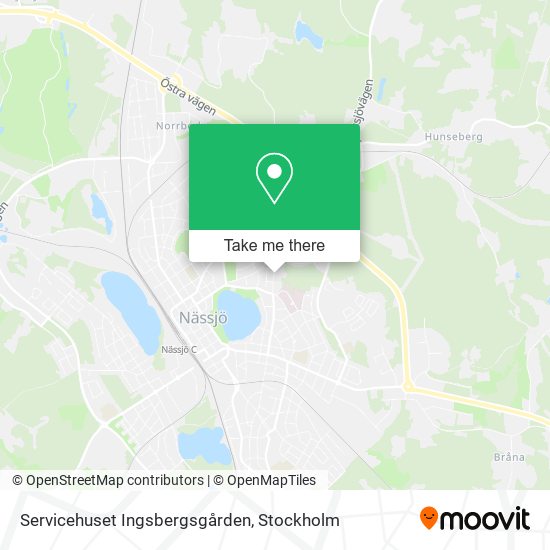 Servicehuset Ingsbergsgården map