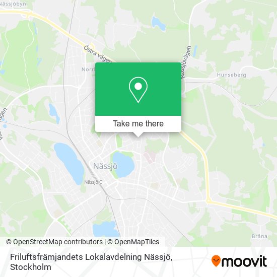 Friluftsfrämjandets Lokalavdelning Nässjö map