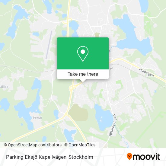 Parking Eksjö Kapellvägen map