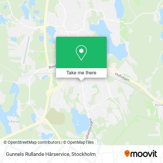 Gunnels Rullande Hårservice map