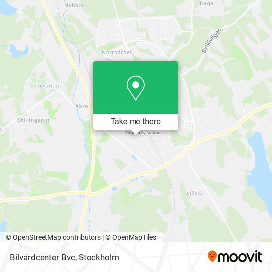 Bilvårdcenter Bvc map