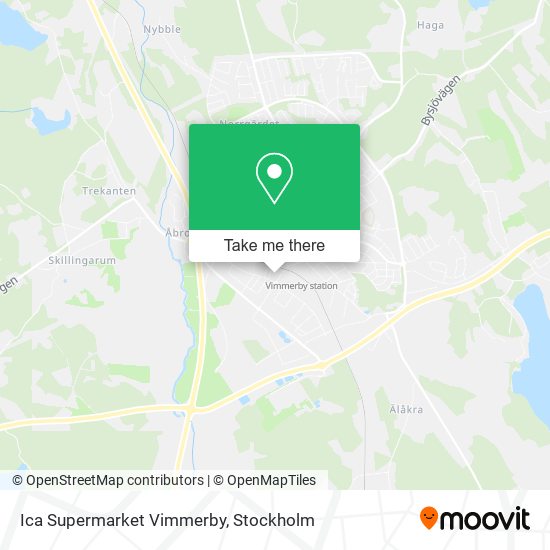 Ica Supermarket Vimmerby map