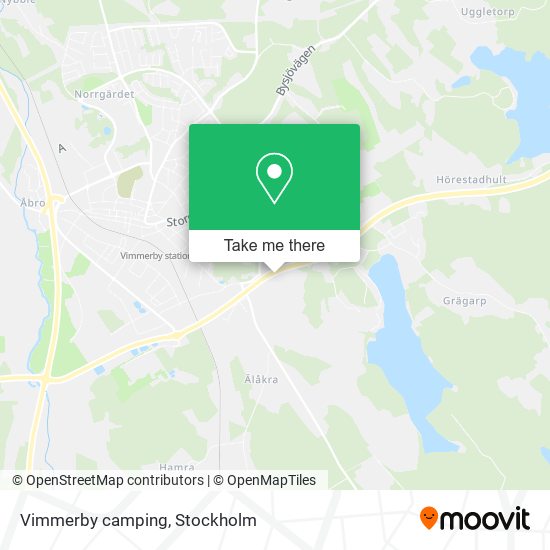 Vimmerby camping map