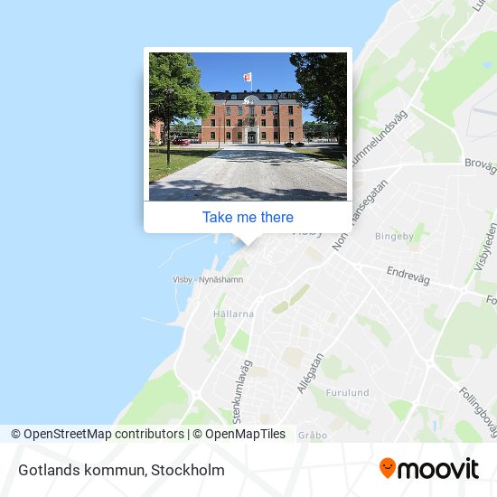 Gotlands kommun map