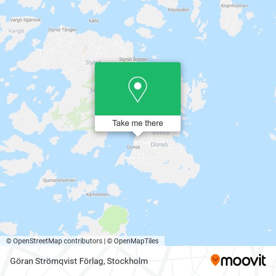 Göran Strömqvist Förlag map