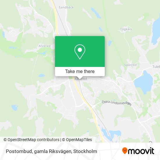 Postombud, gamla Riksvägen map