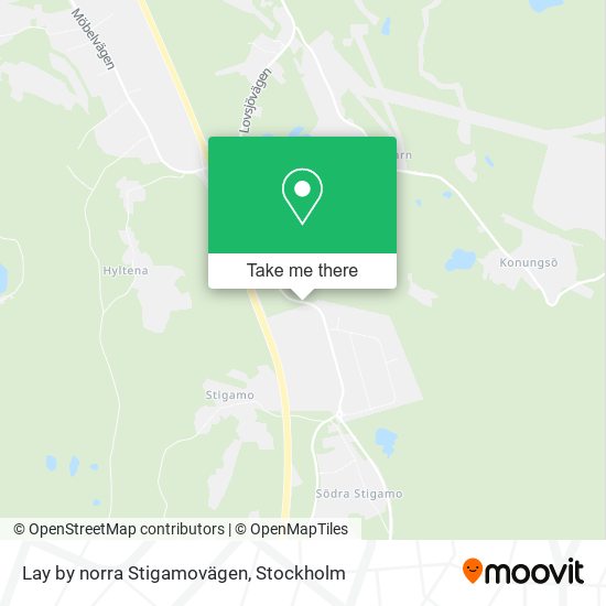 Lay by norra Stigamovägen map