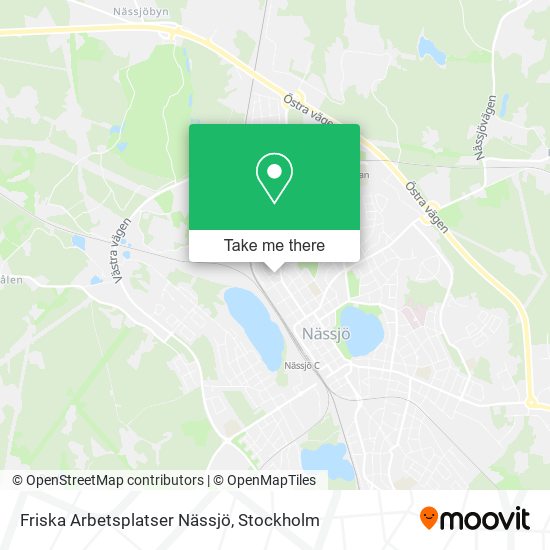Friska Arbetsplatser Nässjö map