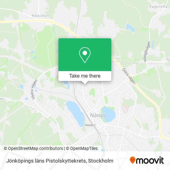 Jönköpings läns Pistolskyttekrets map