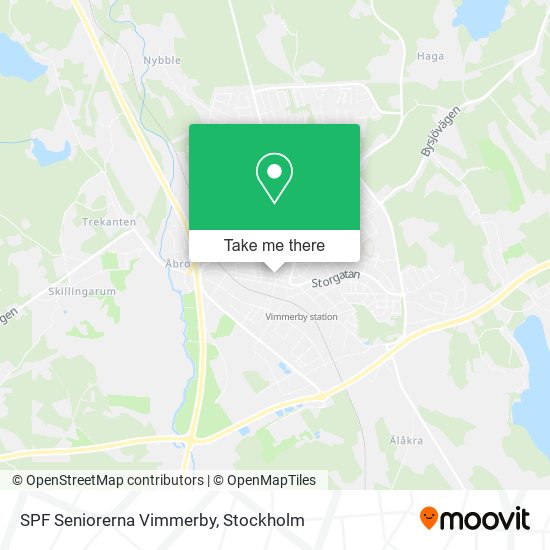 SPF Seniorerna Vimmerby map
