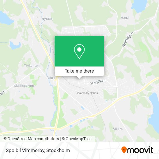 Spolbil Vimmerby map