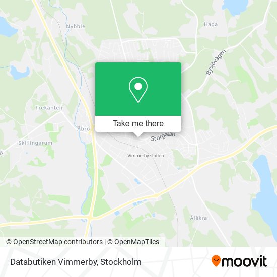 Databutiken Vimmerby map